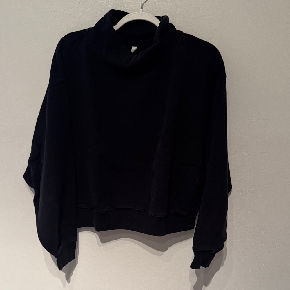 ARITZIA BABATON GROUP BLACK MOCK NECK SWEATER/SWEATSHIRT SIZE LARGE
